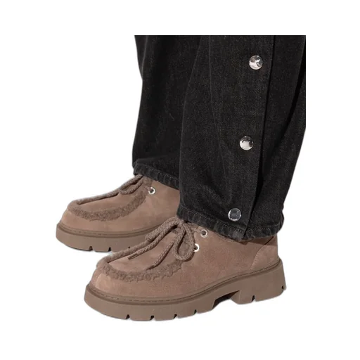 Shearling Trimmed Loafers