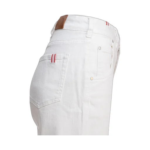 High-Waisted Straight-Leg Jeans