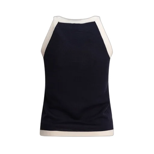Halter Neck Knit Top