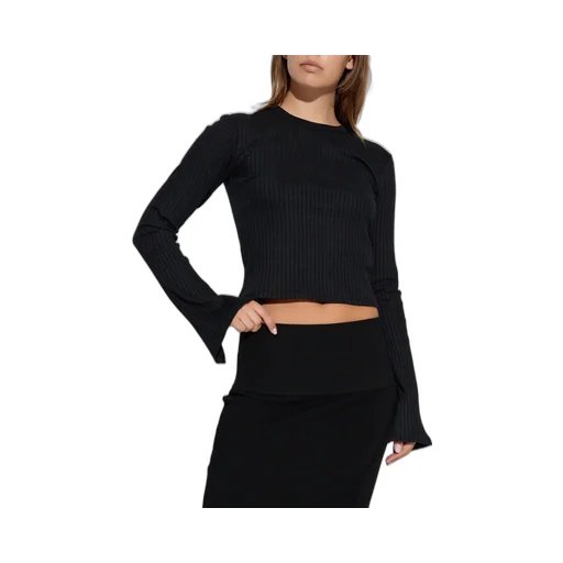 Ribbed Long Sleeve Top