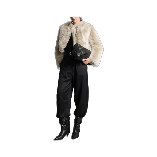 Faux Fur Cropped Jacket