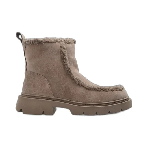 Shearling Trim Boots