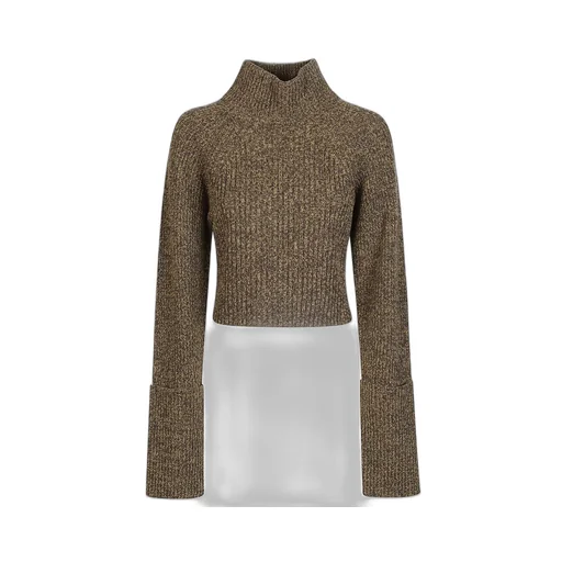 Ribbed Turtleneck Sweater