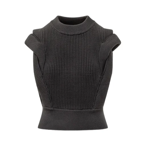 Ribbed Knit Vest