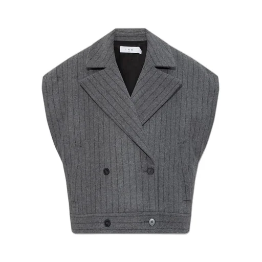 Double-Breasted Cropped Vest
