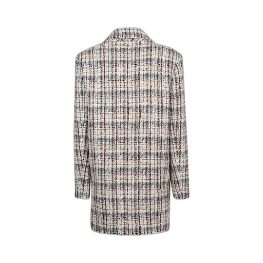 Double-Breasted Tweed Blazer