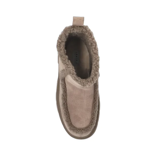 Shearling Trim Boots