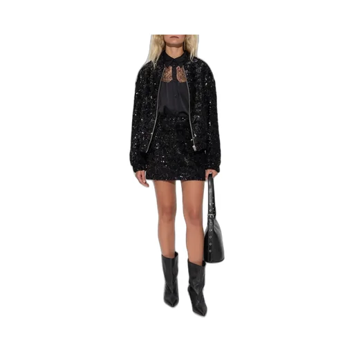 Sequined Bomber Jacket