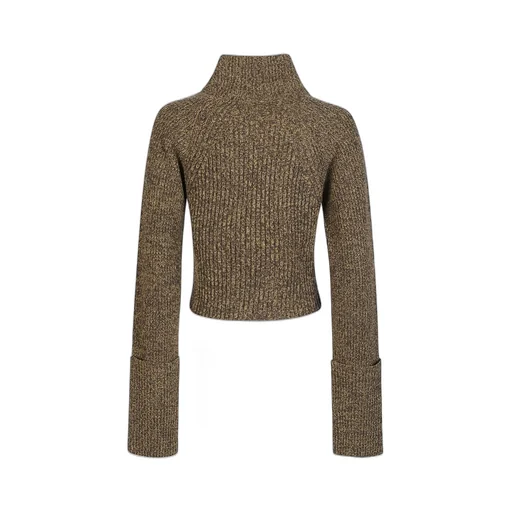 Ribbed Turtleneck Sweater