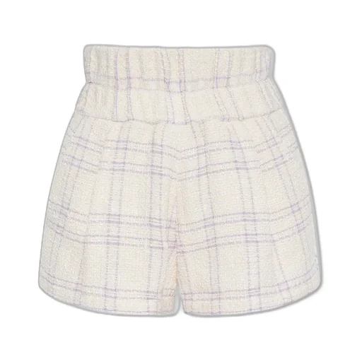 Tweed Plaid Shorts