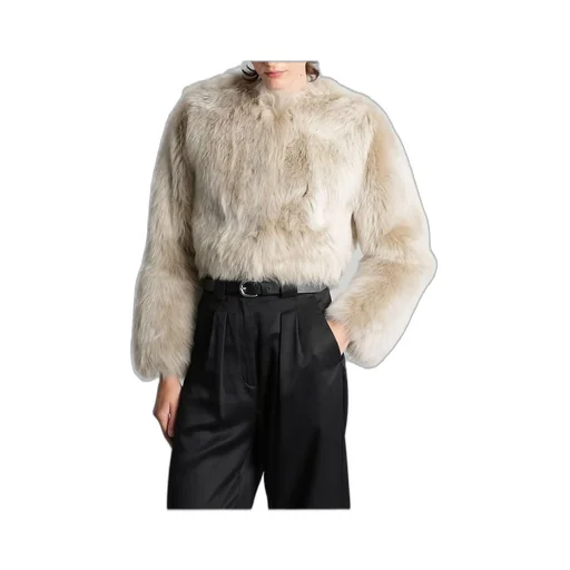 Faux Fur Cropped Jacket