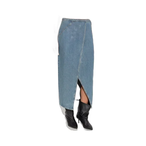 Denim Maxi Skirt