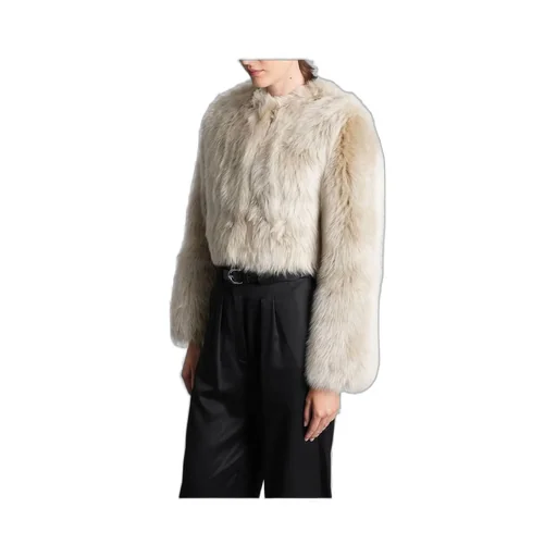 Faux Fur Cropped Jacket