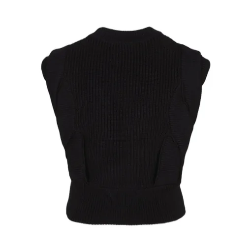 Ribbed Knit Sleeveless Top