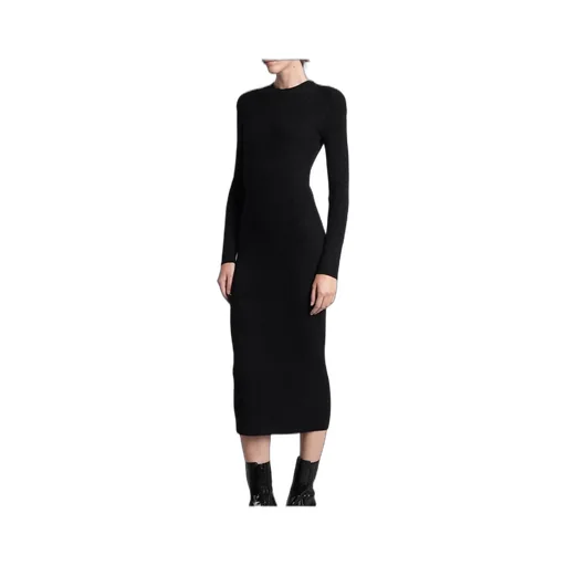 Ribbed Knit Midi Dress