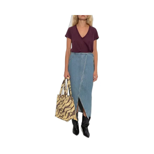 Denim Maxi Skirt