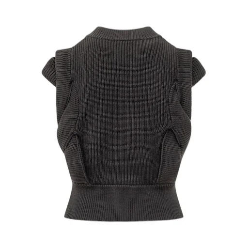 Ribbed Knit Vest