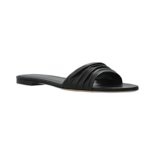 Ruched Slide Sandals