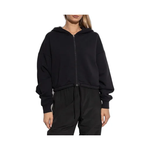 Cropped Zip-Up Hoodie
