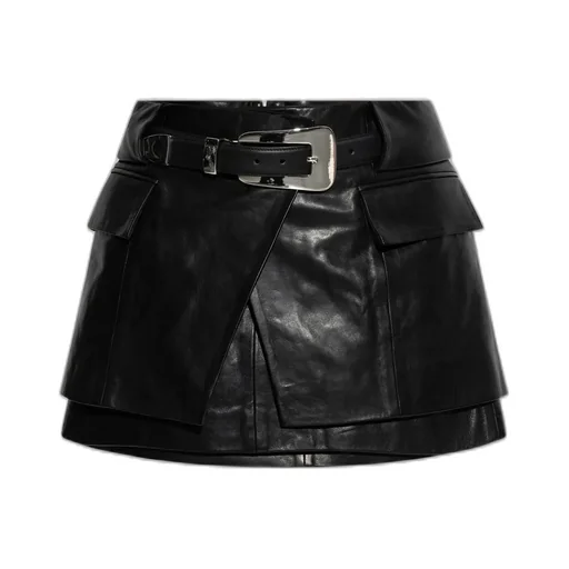 Leather Mini Skirt