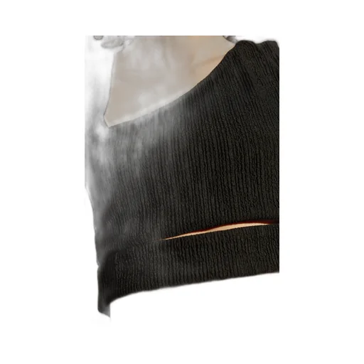 One-Shoulder Cutout Knit Top