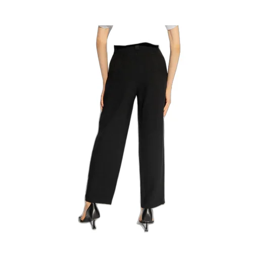 High-Waisted Pleated Trousers