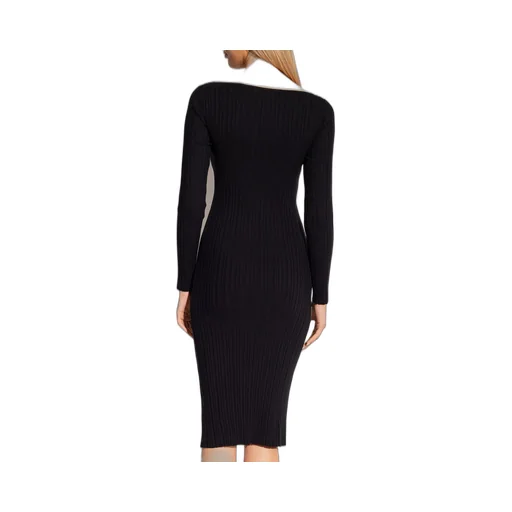 Ribbed Knit Midi Dress