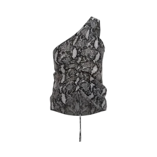 One-Shoulder Ruched Top