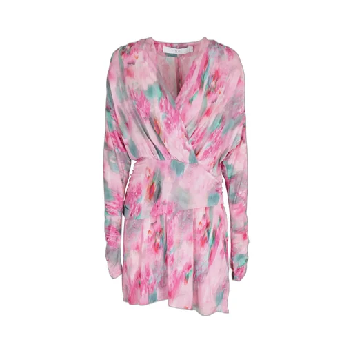 Printed Wrap Dress