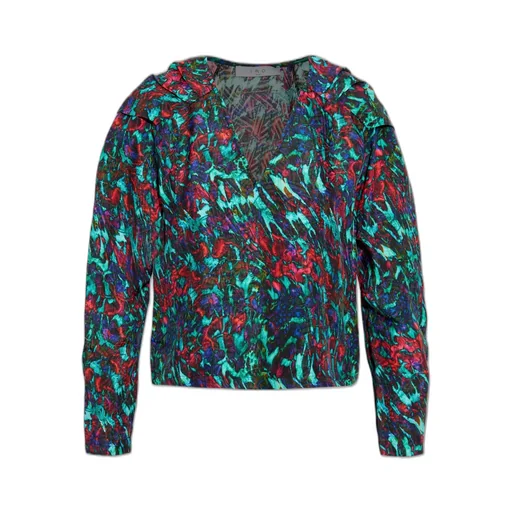 Printed Silk Blouse