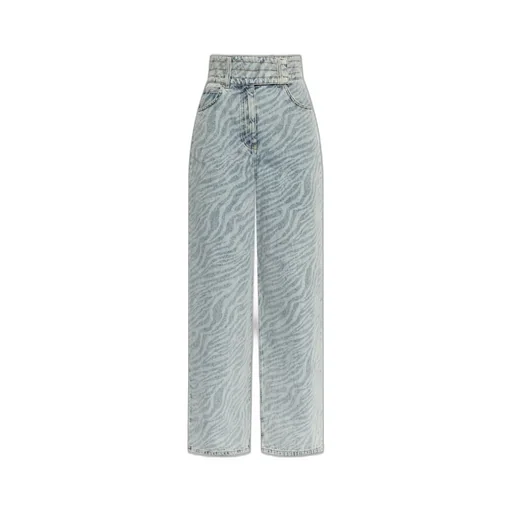 High-Waisted Wide-Leg Jeans