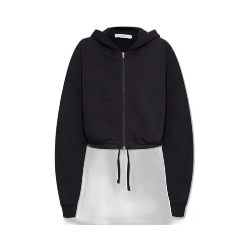 Cropped Zip-Up Hoodie