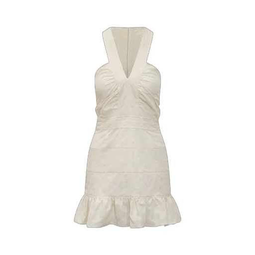 Ruched Halter Dress