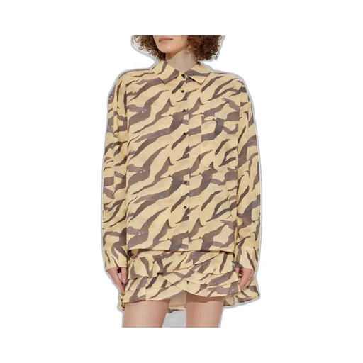 Oversized Tiger Print Shirt