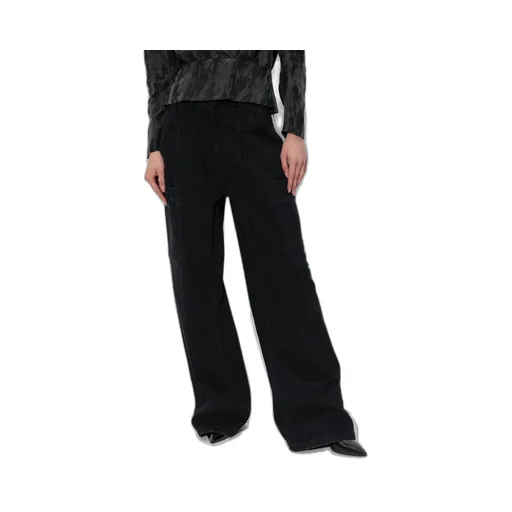 Wide-Leg Cargo Pants