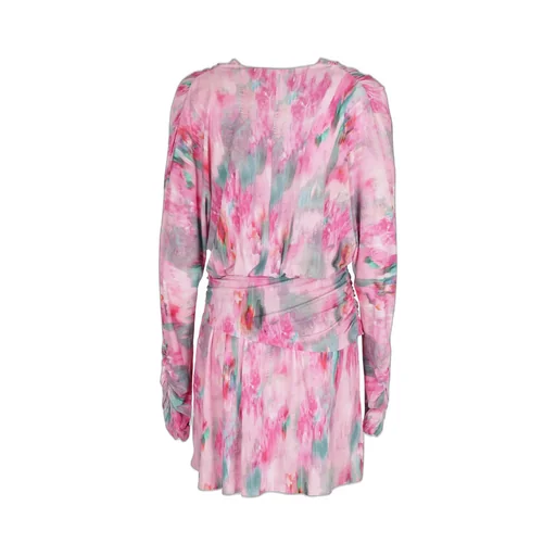 Printed Wrap Dress