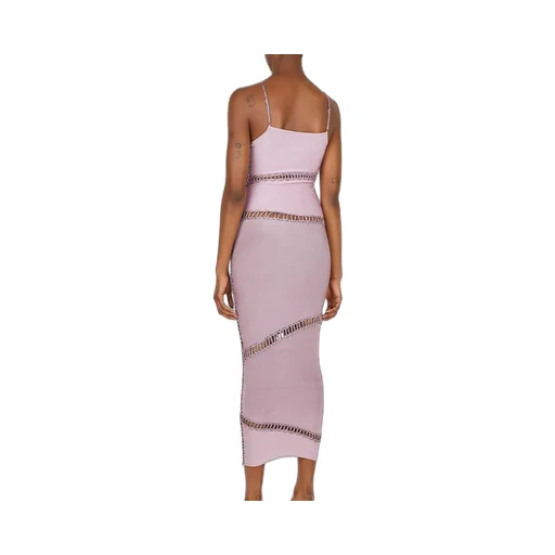 Cutout Chain Midi Dress