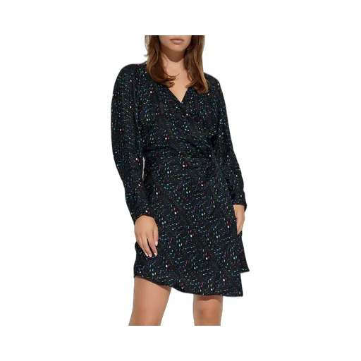Printed Wrap Dress