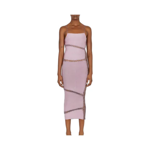 Cutout Chain Midi Dress