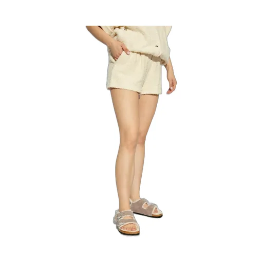 High-Waisted Textured Shorts