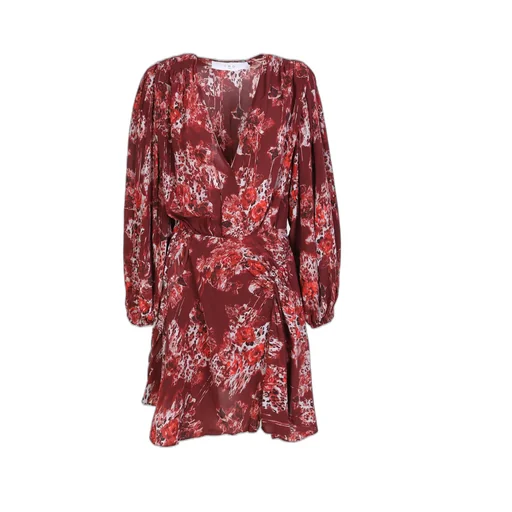 Floral Print Wrap Dress
