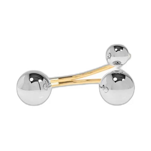 Cuff Bracelet With Spheres