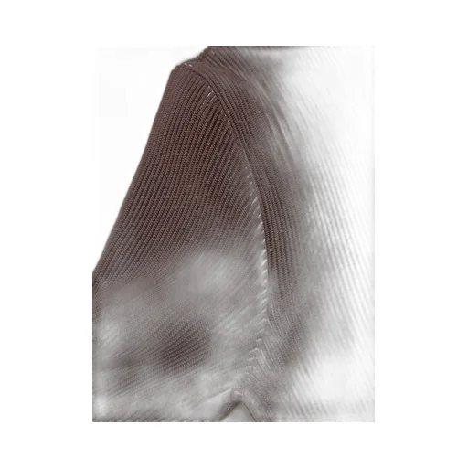 Ribbed Knit Zip-Up Sweater