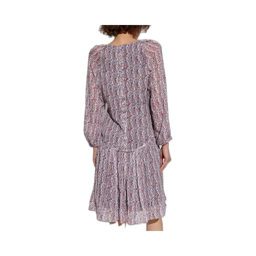 Ruched V-Neck Dress
