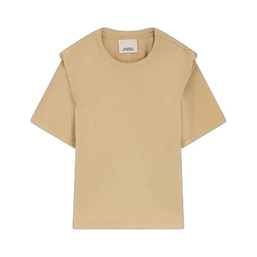 T-Shirt With Padded Shoulders