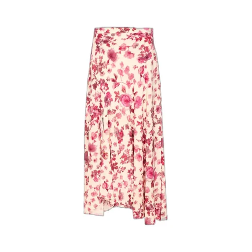 Floral Print Midi Skirt