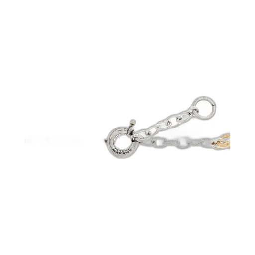 Chain Necklace With Mixed Rings