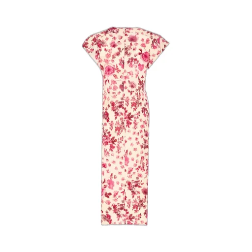 Floral Print Ruched Dress