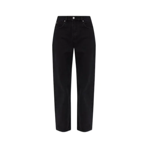 High-Rise Straight Leg Jeans