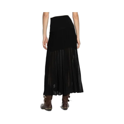 Pleated Maxi Skirt